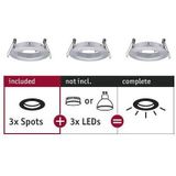 Inbouwringen - Set van 3 - Zonder Aansluitdoos - Voor Gloeilampen