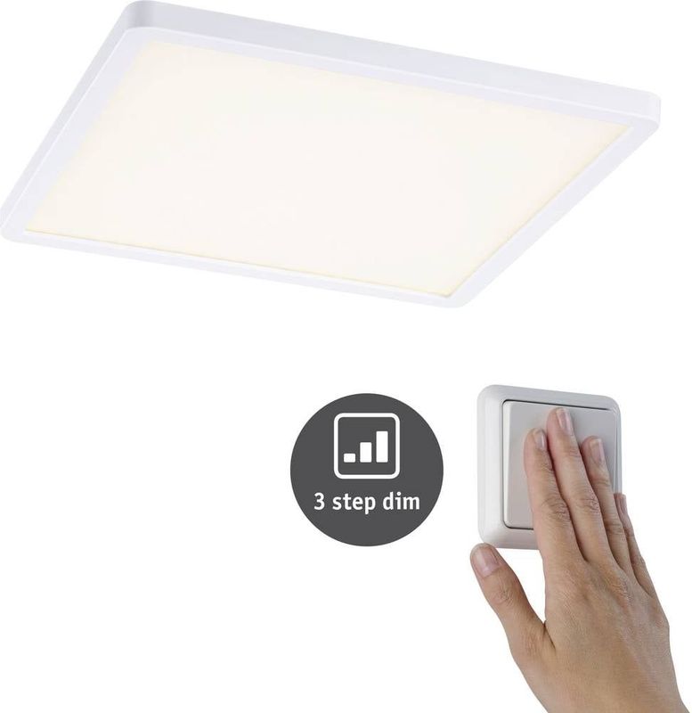Paulmann LED Bad-Einbauleuchte »Areo«, Schutzart IP44, 3-Stufen-dimmbar, Gr. 23 x 23 cm, inkl. LED Leuchtmittel