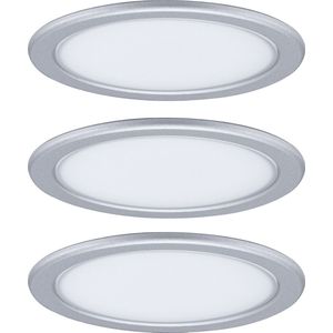 LED Unterschrankleuchte Pukk 3x3,5W 65mm 3x210lm 230V rund Chrom matt