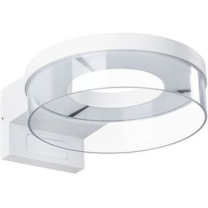 Paulmann LED buiten wandlamp Capera wit metaal IP44