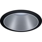 Paulmann 93408 Cole Coin Einbauleuchte 3er Set LED 18 W Schwarz, Silber