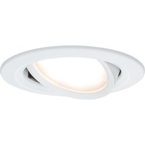 Paulmann Nova inbouwspot LED Coin rond 6.5W wit set van 3 zwenkbaar IP23 spuitwaterdicht