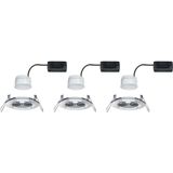 LED Einbauleuchte Nova Coin Basisset starr IP44 rund 78mm Coin 3x6W...