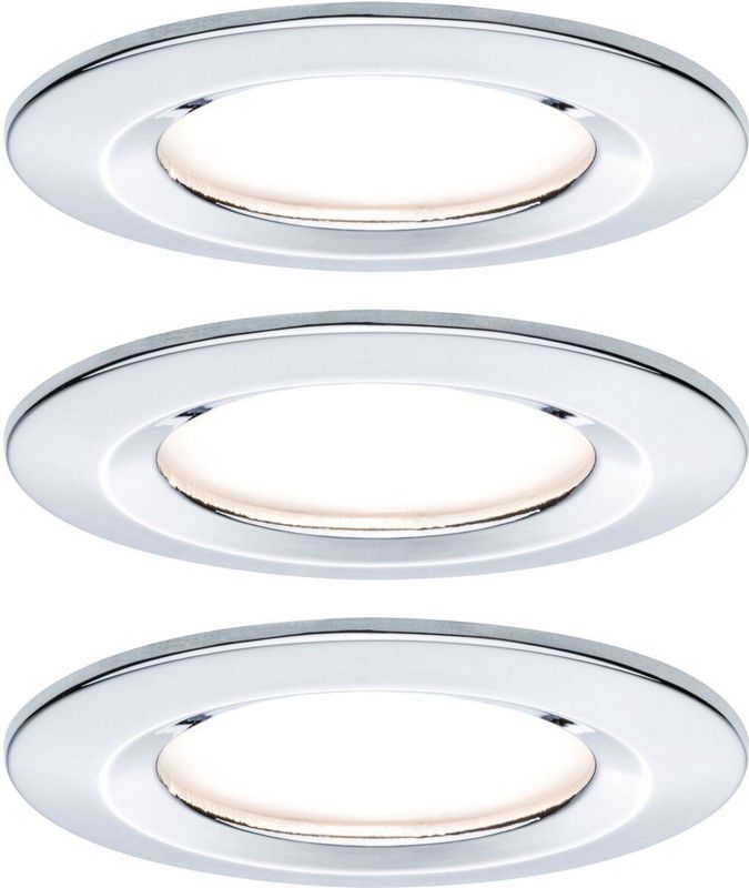 Paulmann - Nova - Inbouwspot - Chroom - 3x6,5W LED