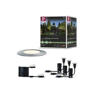 Paulmann 93949 Outdoor Plug & Shine Floor Mini 3-delige uitbreidingsset IP65 3000K 3x2,5W 24V 93949 LED grondinbouwarmatuur, buitenverlichting, vloers