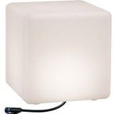 Paulmann Plug & Shine LED-lichtobject Cube  IP67 3000K 6,5W  Wit 94181 - wit Kunststof 94181