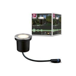 Paulmann 94228 Plug & Shine buitenlamp LED Inbouw ronde vloer incl. 1x3,6 watt IP65 dimbaar buiten roestvrij staal tuinlamp Metaal, kunststof tuinverlichting 3000 K