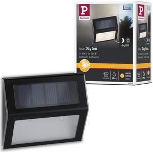 Paulmann Outdoor Solar Wandlamp Dayton Antraciet 0,05w