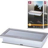 Paulmann Solar LED-grondinbouwlamp Aron Bewegingsmelder IP67 3000K 40lm Wit 94239 - wit Roestvrij staal 94239