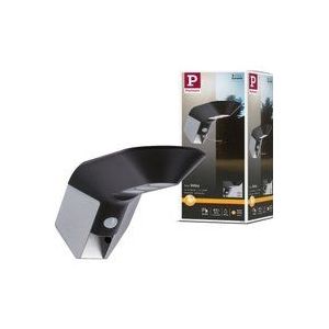 Paulmann Soley - Wandlamp - Solar- antraciet - IP44 - 3000K - 150lm - bewegingsmelder