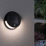 LED-Wandlamp Helena - Antraciet - Kunststof - Met Bewegingssensor