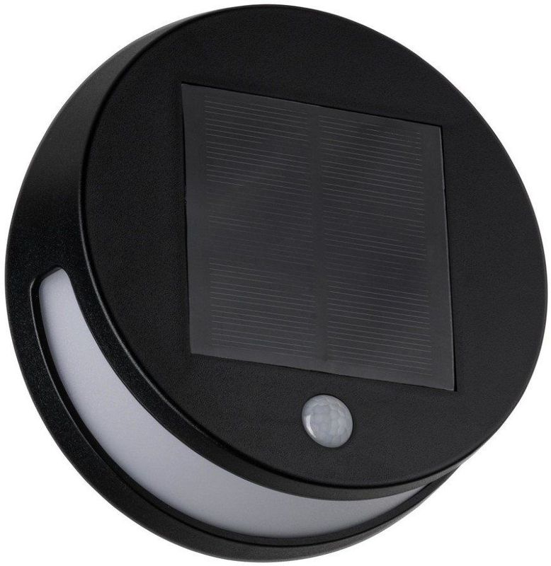 LED-Wandlamp Helena - Antraciet - Kunststof - Met Bewegingssensor