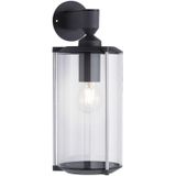 Paulmann 94282 Outdoor wandlamp Klassik rond max. 60 watt buitenverlichting grijs tuinverlichting glas buitenwand E27