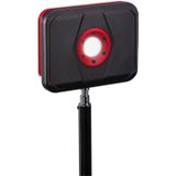 Paulmann 94287 Worklight LED-lamp, draadloos, vierkant, 1 x 5 W, beweegbaar licht, 6500 K, zwart en rood