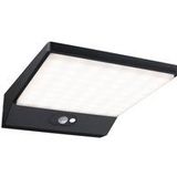 Paulmann 94334 led-wandlamp op zonne-energie, IP44, 1 x 5 W, donkergrijs, 3000 K