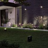 Paulmann 94408 LED buitenverlichting spotlamp Swivea voor buiten met cardanisch 360° beweeglijke lichtkop IP44 incl. 1x8 watt buitenlamp 3000 K,Antraciet