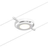 Paulmann - CorDuo - LED-kabelsysteem - RoundMac - Losse Spot - Wit mat - Chroom - 200lm - 4,5W - 3000K - 12V