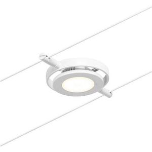 Paulmann - CorDuo - LED-kabelsysteem - RoundMac - Losse Spot - Wit mat - Chroom - 200lm - 4,5W - 3000K - 12V