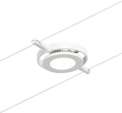 Paulmann - CorDuo - LED-kabelsysteem - RoundMac - Losse Spot - Wit mat - Chroom - 200lm - 4,5W - 3000K - 12V