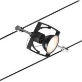 Mac II - Kabelsysteem - Zwart - Chroom - 10 m