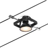 Mac II - Kabelsysteem - Zwart - Chroom - 10 m