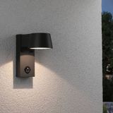 Paulmann Capea 94453 LED-buitenlamp met bewegingsmelder (wand) LED 6 W Grijs