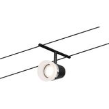 Paulmann Cone kabelsysteem basisset 5-lamps zwart