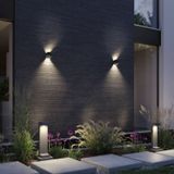 Paulmann 94502 LED buitenverlichting lichtobject Concrea IP44 incl. 1x6,8 watt bolderlamp buitenverlichting zandsteen tuinverlichting beton 3000 K