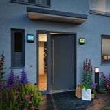 Paulmann 94513 LED buitenverlichting Smart Home Zigbee wandlamp Padea IP44 schemersensor/bewegingsmelder RGBW 10W Outdoor