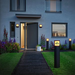 Paulmann 94515 LED buitenverlichting Smart Home Zigbee bolderlamp Padea IP44 10W schemer-/bewegingssensor Tunable Warm Outdoor 2200-3000K