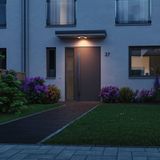 Paulmann - Circula - LED Buitenlamp - Antraciet - Geïntegreerde Schemer- en Bewegingsmelder