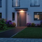 Paulmann - Circula - LED Buitenlamp - Antraciet - Geïntegreerde Schemer- en Bewegingsmelder