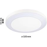 Paulmann Circula 94527 LED-buitenlamp (plafond) 14 W Wit