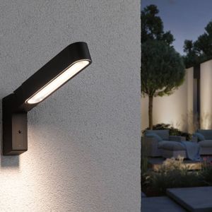 Paulmann Ito LED buitenwandlamp buitenwandlamp buitenlamp 47 x 301 mm met bewegingsmelder 65°, 1 x 6 W, metaal/kunststof, antraciet 94549