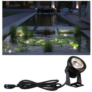 Paulmann 94559 Plug & Shine LED buitenlamp spot vijverlamp IP68 incl. 1x5 W dimbaar warm wit zwart aluminium 3000 K