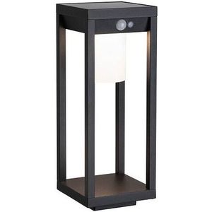 Paulmann Marisol - Tafellamp - Lantaarn - Solar - zwart - IP44 - 3000K - bewegingsmelder -