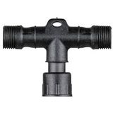 Paulmann 94584 Park + Light buitenlamp connector T-stuk IP67 1-in/2-out max. 24 W T-connector zwart accessoires kunststof garagelamp