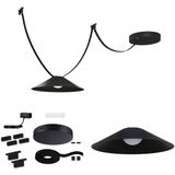 Cone - Starterset - Zwart - Inclusief Pendelarmatuur en Transformator