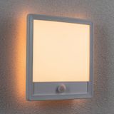 Paulmann 94707 LED buitenverlichting Panel Smart Home Zigbee Lamina Sensor IP44 hoekig 250x250mm 2200-3000K 14W 920lm wit kunststof Tunable Warm