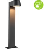 Paulmann Capea Padverlichting - Insectvriendelijk - IP44 - 2200K - 450lm - Antraciet - Aluminium