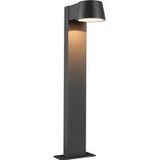 Paulmann Capea Padverlichting - Insectvriendelijk - IP44 - 2200K - 450lm - Antraciet - Aluminium