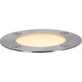 Paulmann 94716 Plug & Shine LED buitenverlichting grondinbouwlamp Floor insectvriendelijk IP67 2200K 4,5W antraciet rond goudlicht metaal