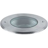 Paulmann 94748 LED buitenverlichting grondinbouwlamp Vanea zeewaterbestendig IP67 rond 100mm 3000K 3,5W 160lm 230V alu warmwit