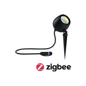 Paulmann 94769 Plug & Shine LED tuinspot Kikolo Smart Home Zigbee IP65 6,2W 400lm dimbaar 261mm antraciet kunststof/alu 3000-6500K RGBW+