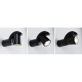 Paulmann 94830 Led-wandlamp voor buiten, bewegingsmelder, IP44, 76 x 217 mm, 3000 K, 10 W, 700 lm, 230 V, 70 graden, antraciet, aluminium, buitenlamp
