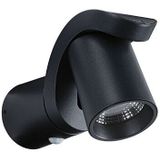 Paulmann 94830 Led-wandlamp voor buiten, bewegingsmelder, IP44, 76 x 217 mm, 3000 K, 10 W, 700 lm, 230 V, 70 graden, antraciet, aluminium, buitenlamp