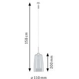 Paulmann Arido II Hanglamp URail GU10 5 W LED Chroom (mat)