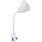 Paulmann Junus stekkerlamp - met flexibele arm - E14 - wit