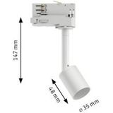 Spot - Wit - ProRail3 - Geschikt voor Reflectorlamp tot 10 Watt