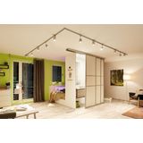 URail Schienenspot Tube Einzelspot GU10 max. 10W dimmbar 230V Chrom...
